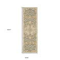 thumbnail image 6 of 8' X 10' Blue and Green Oriental Hand Tufted Area Rug, 6 of 8