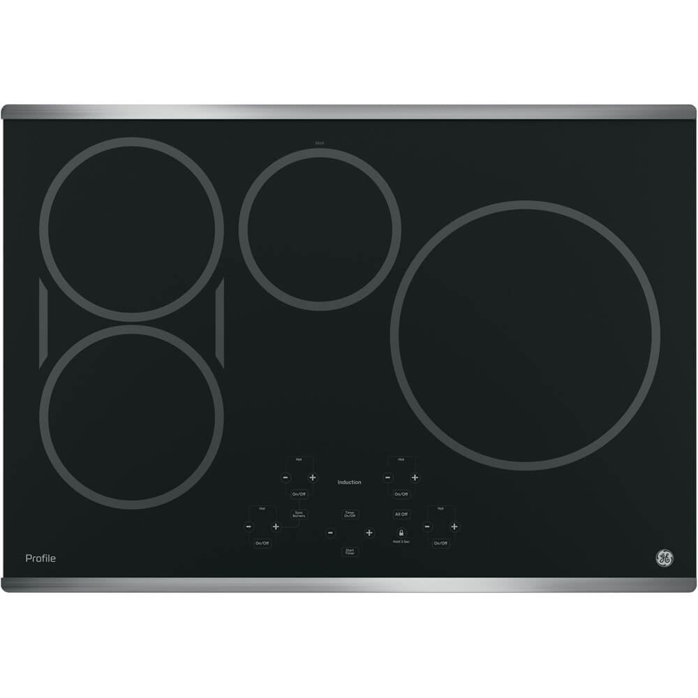 GE Profile PHP9030SJSS 30 inch Stainless 4 Burner Induction Cooktop