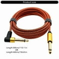 thumbnail image 5 of Premium 1/4Inch Right Angle Guitar Cord with OFC Connectors Audios Cable, 5 of 9