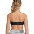 thumbnail image 2 of MINTREUS Womens Strapless Bras Jelly Push Up Bandeau Bra Non Slip Wireless Supportive Padded Bras Seamless Comfortable Tube Bra, 2 of 9
