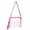 thumbnail image 6 of CUZIBR Clear Crossbody Bag Transparent Shoulder Purse Black Zipper Detachable Adjustable Strap Hand Wrist Strap Small Storage Bag For Swimming Games Concert Vacation Daily Carry, 6 of 6
