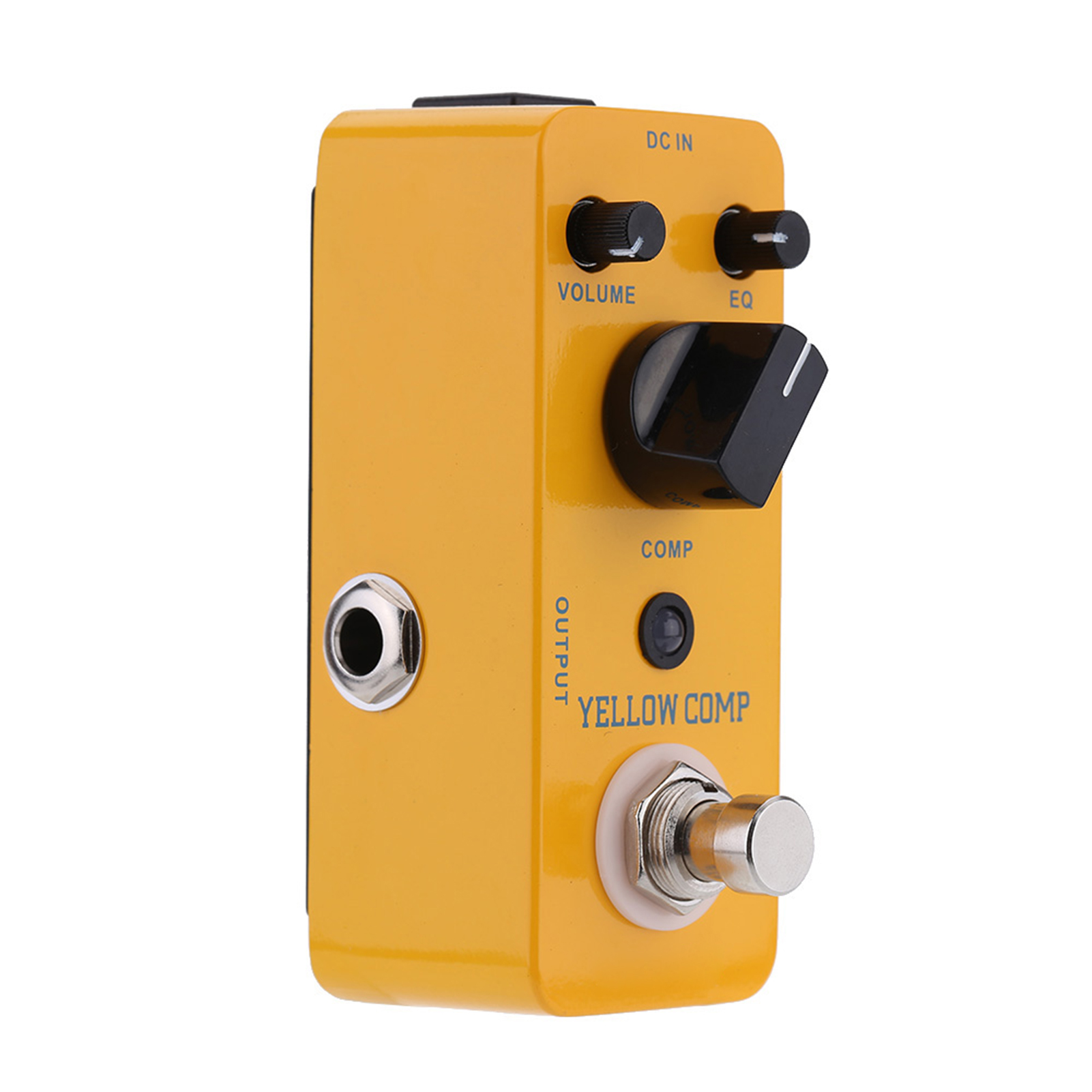 Effect Pedal Guitar Yellow Comp Micro Mini Optical Compressor Effect Pedal for Electric Guitar True Bypass