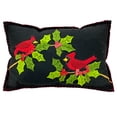 thumbnail image 4 of THE JOY TREE Cardinal Throw Pillow - Holiday Bird Accent Pillow 14", Handmade Unique Décor, 4 of 5
