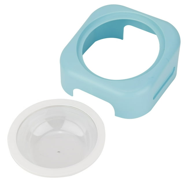 Cuenco inclinado para perros, plástico transparente para mascotas, 10 cuencos inclinados para gatos, cuenco inclinado con soporte, verdadera excelencia