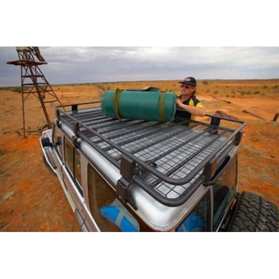 ARB 3800040M Roof Basket 87 Inch x 44 Inch With Mesh Floor 300 Pound Capacity