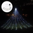 thumbnail image 3 of Guirnalda de luces solares con 350 LED, color blanco, ideal para fiestas, bodas y jardines., 3 of 7
