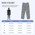 thumbnail image 4 of Lsque Sunflowers Print Men's Pajama Pants, Lounge Pant - Comfortable Home Wear,Elastic Waistband, Stylish Design-Medium, 4 of 9