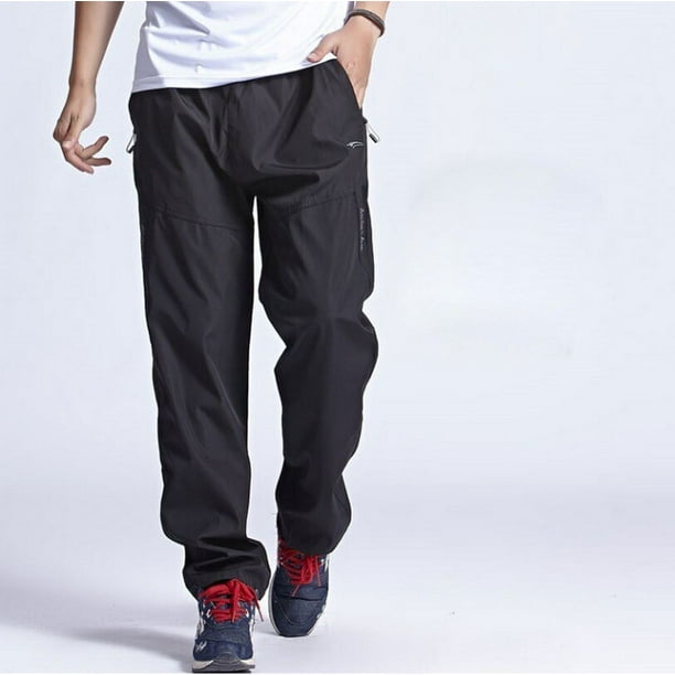 OmicGot Men's Gym Training Sports Jogger Pants Slim Fit Training Sweatpants  with Zipper Pocket 