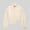 Beige, variant on Fengqque Women’s Stand Collar Zip Up Cropped Windbreaker Jacket Gathered Elastic Hem Bubble Long Sleeve Lightweight Casual Outer Coat Black M