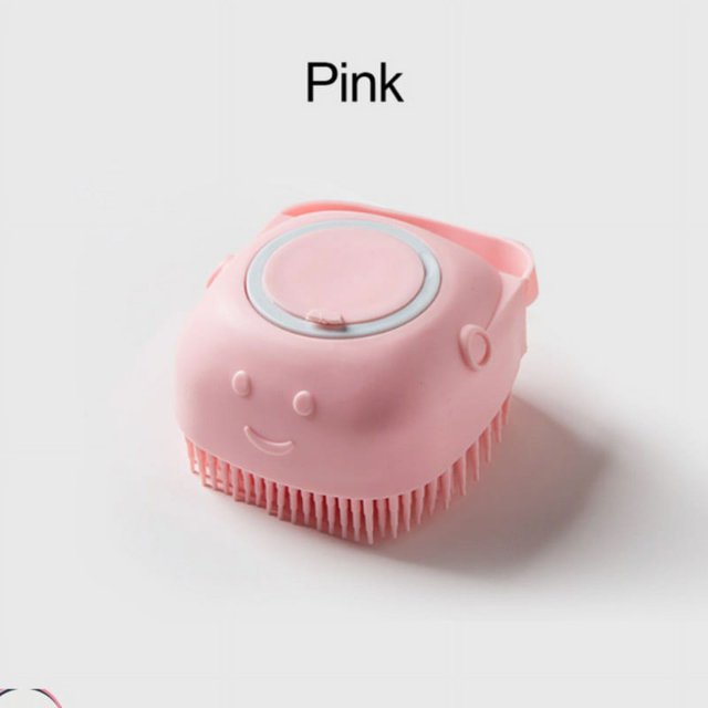 Make Pet Bathing Easier with this Silicone Shower Brush - Perfect for Dog & Cat Massage & Cleaning!