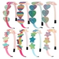 thumbnail image 1 of Diademas para niñas Rainbow Star Hariband para niños Niñas Accesorios para el cabello Paquete de 8 Adepaton HMHZ540, 1 of 9