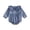 Blue, variant on larppty Baby Girl Denim Outfit Button Romper Jean Jumpsuit Shorts Overalls Toddler Cowgirl Outfits Western Infant Clothes (Blue,3-6 Months)