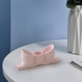 thumbnail image 4 of Bow Candle Holder Bow Candlestick Holder Decorative Long Aromatherapy Candle Stand for Wedding Party Home Dinning Table Centerpiece Decoration Photo Props 4.5inch, 4 of 6