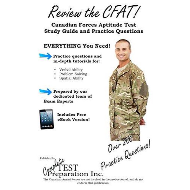 Review the CFAT: Complete Canadian Forces Aptitude Test Study Guide and Practice Test Questions