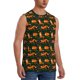 thumbnail image 2 of Fotbe Cute Little Foxes Men's Camiseta sin Mangas Estampada para Hombres, Playera Casual para Gimnasio, Entrenamiento, Playa-X-Large, 2 of 7