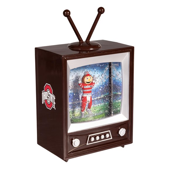 Ohio State Buckeyes 8" Vintage TV Water Globe Lantern with Mascot