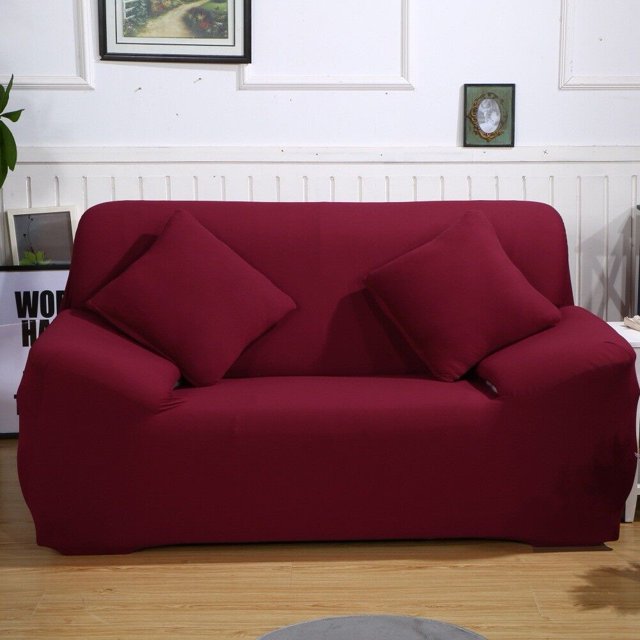 Stretch Sofa Covers, 2/3/4 Seats Solid Color sofa Loveseat Couch