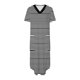 thumbnail image 5 of Vestido de Verano para Mujeres Impreso Manga Corta Cuello de Vuelta, Ocio Y Vestido de Verano Fluido con Mangas, 5 of 6