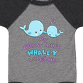 thumbnail image 4 of Inktastic My Great Aunt Whale-y Loves Me Boys or Girls Baby Bodysuit, 4 of 5