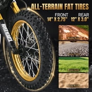 3000W Adult Electric Dirt Bike,48V 30Ah Electric Off-Road Dirtbike with Full Suspension & Dual Hydraulic Brakes,42MPH Max Speed & 50 Miles Range,for Adults and Teens,