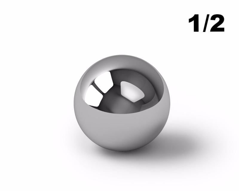 1/2" Inch 440 Stainless Steel Ball Bearings G25 Pack of 25