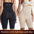 thumbnail image 1 of Pantalones abdominales tipo bóxer de cintura alta con almohadilla de esponja, pantalones falsos para levantar la cadera, bragas ajustadas moldeadoras de cuerpo, 1 of 5