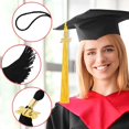 thumbnail image 4 of 2025 Borla de birrete de licenciatura Birrete de graduación Suizi Doctorado Presidente Mentor Accesorios de ropa Percha de birrete Borla, 4 of 5