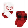 thumbnail image 3 of Hudson Baby Infant Boys Cotton Rich Newborn and Terry Socks, 12 Days Of Christmas Santa, 12-24 Months, 3 of 8