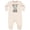 Natural Heather, variant on Holy Cow I'm One Birthday Baby Fleece Romper