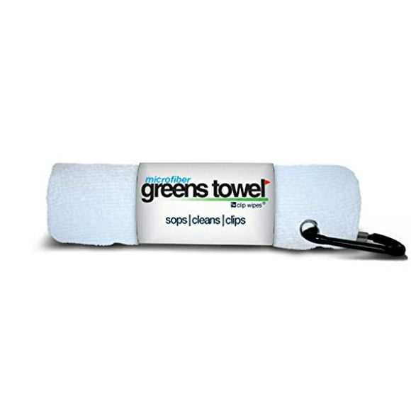 J&M Greens Serviette de Golf, Blanc