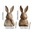 thumbnail image 3 of Easter Bunny Decorative Consisting Of Two . Suitable For Indoor In . Can Be For Rural Minimalist Style ., 3 of 7