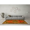 thumbnail image 3 of Ahgly Company Indoor Rectangle Persian Yellow Traditional Area Rugs, 6' x 9', 3 of 4