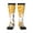 2 Black-1, variant on Honey Bee Set print thigh-high socks, crafted for both men and women with a stretchy, high-opaque design perfect for daily wear