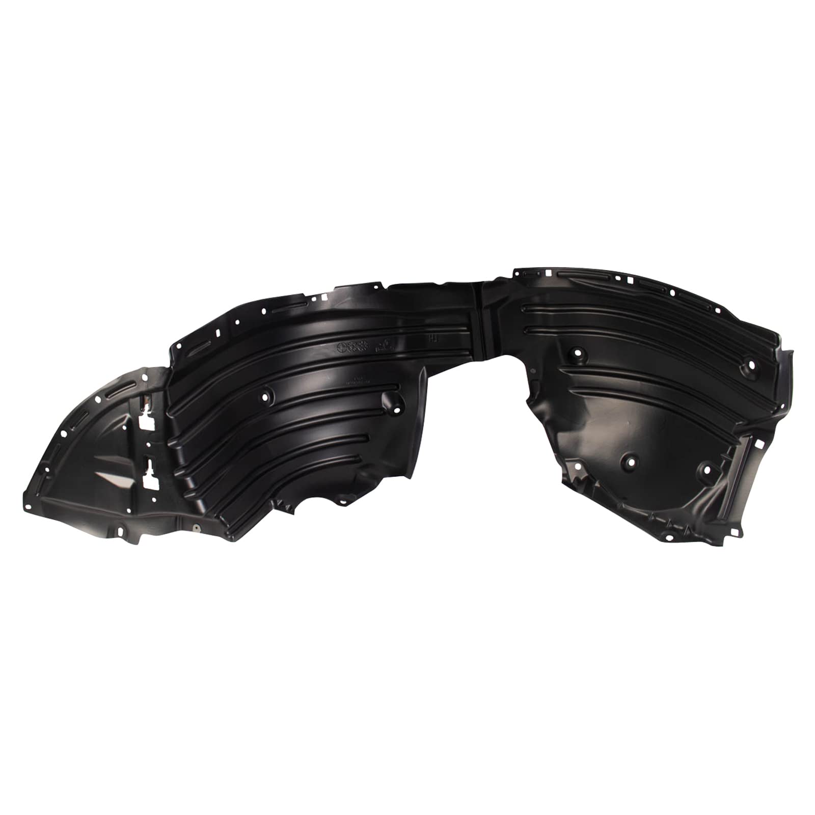 TRQ Front Left Inner Fender Liner Black Drivers Side Fits