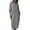 QR1_Gray, variant on Meichang Summer Midi Dresses for Women Casual Cotton Linen Dresses 3/4 Sleeve Crew Neck A-Line Dresses Solid Loose Fit Tunic Dresses with Pockets