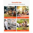 thumbnail image 6 of Grilling Accessories, 4PCS BBQ Grill Tool Set, Heavy Duty Stainless Steel Barbecue Tools, Kitchen Utensils with Tong, Spatula, Fork, Brush, for Outdoor Grills, 6 of 7