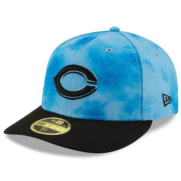 Cincinnati Reds New Era Father S Day On Field Low Profile 59fifty Fitted Hat Blue Black Walmart Com Walmart Com