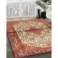 thumbnail image 2 of Ahgly Company Indoor Round Traditional Red Persian Area Rugs, 4' Round, 2 of 6