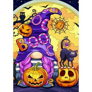 Paint by Number for Adults Canvas Halloween Haunted House Witch Vintage  Pattern Paint by Numbers Kit for Beginner DIY Oil Painting Wall Art  Decor(with