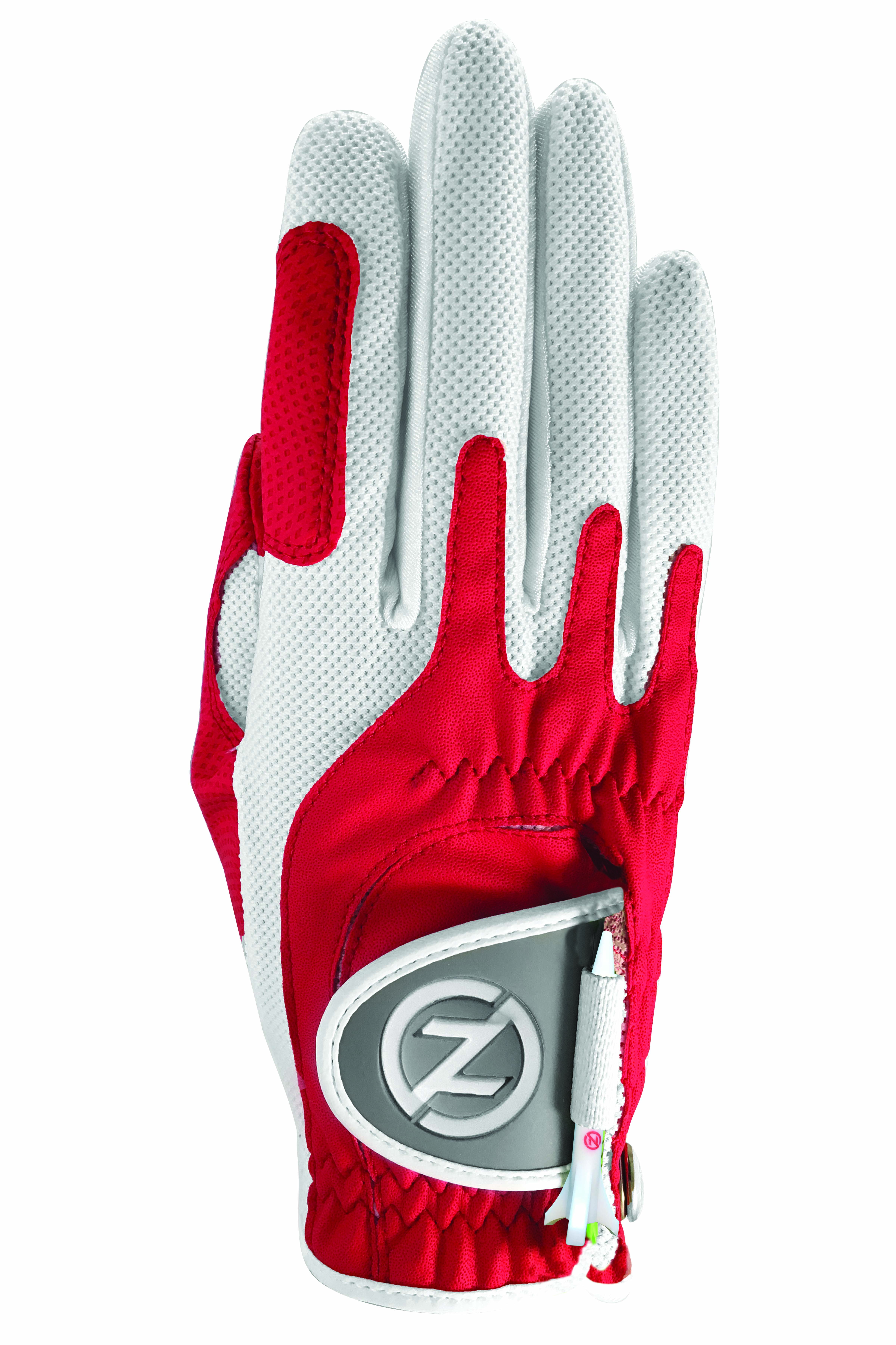 Zero Friction Ladies Golf Glove, Right Hand, One Size, Red