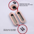 thumbnail image 2 of Stainless Steel Concealed Sliding Door Handle Embedded Door Handle, 2 of 7