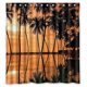 thumbnail image 1 of ABPHQTO Hawaiian Beach Sun Reflection Cortina de ducha Cortina de ducha impermeable 160x180 cm, 1 of 2