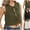 Army Green, variant on CYRBOKO Women's Cropped Tank Top, Summer Loose Tie-front Crew Neck Sleeveless Tops Army Green Size S-XL