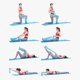 thumbnail image 5 of Banda elástica de resistencia de 6.6 pies, paquete de 2 bandas planas elásticas largas, sin látex, equipo de fitness para gimnasio en casa para fisioterapia, entrenamiento de fuerza, 5 of 5