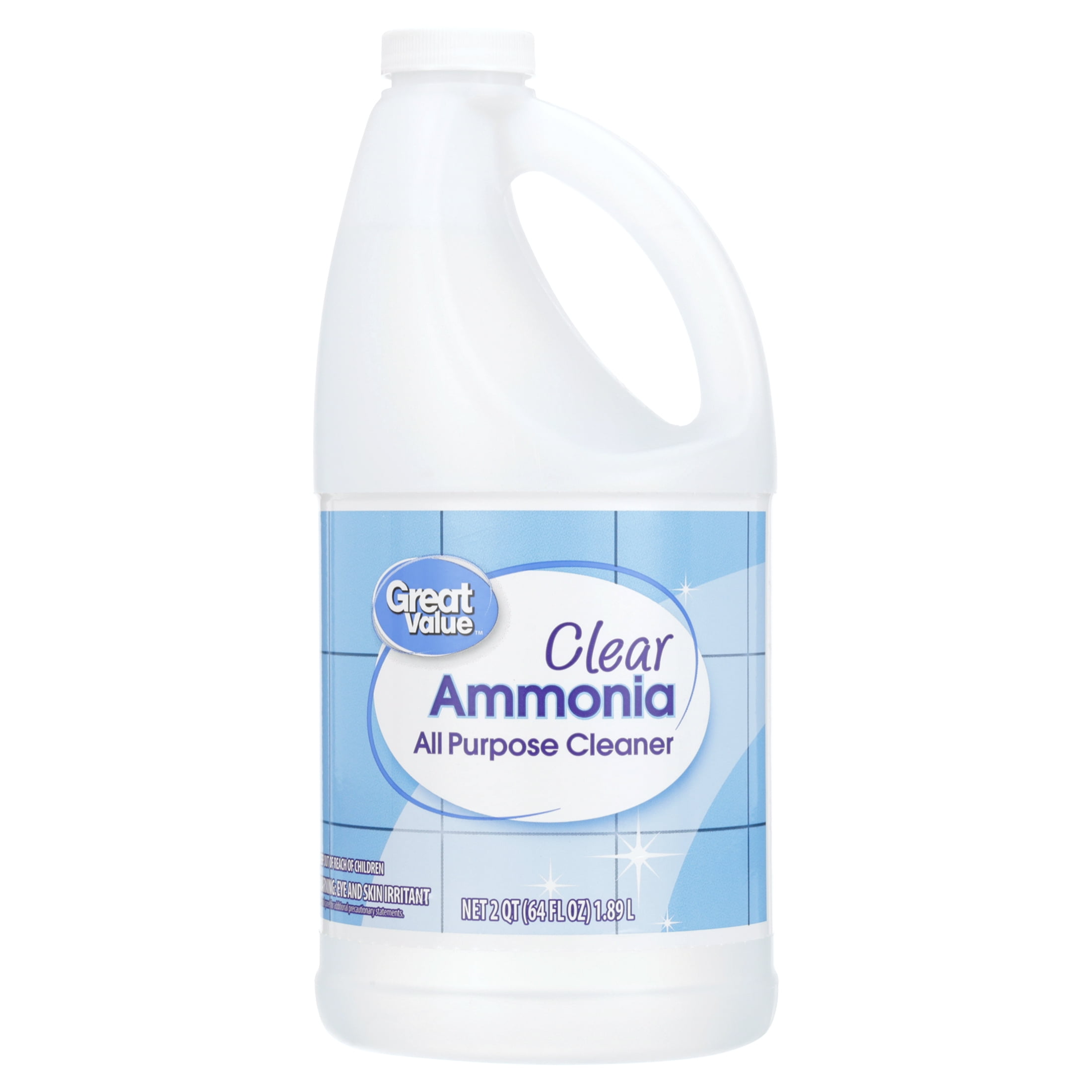 Great Value Clear Ammonia All-Purpose Cleaners, 64 Fluid Ounce