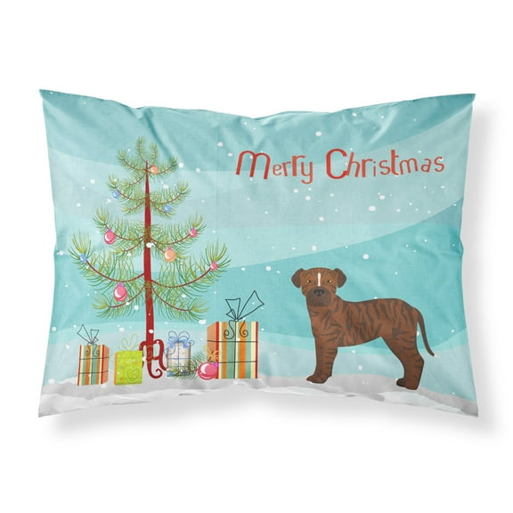 Bullboxer Christmas Tree Fabric Standard Pillowcase
