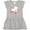 AC-Heather Grey, variant on Inktastic Roller Skate Flowers Girls Toddler Dress