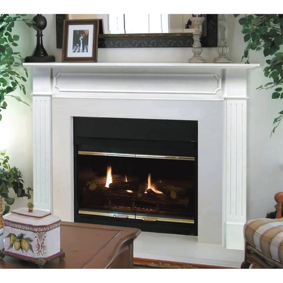 Pearl Mantels The Berkley 48" Fireplace Mantel MDF White Paint