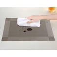 thumbnail image 6 of Unique Bargains Set of 8 Washable Wipeable Heat Resistant Table Placemat Gray 18x12in, 6 of 6