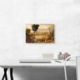 thumbnail image 2 of ARTCANVAS Golden Valley Canvas Art Print by Henry Holiday - Size: 18" x 12" (0.75" Deep), 2 of 9